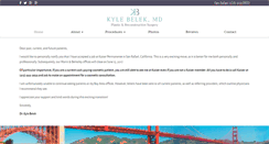 Desktop Screenshot of kylebelekmd.com